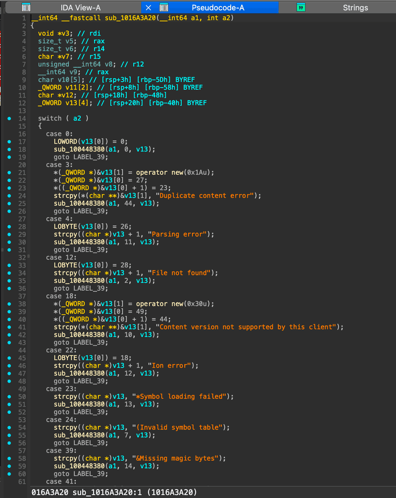 drm error switch statement