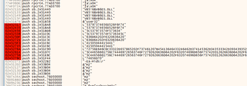 sb.ocx breakpoints